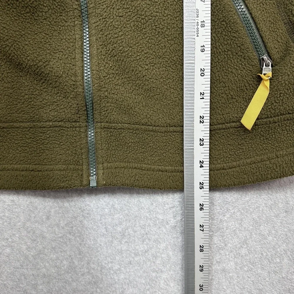 Vintage Patagonia Synchilla Jacket Women Medium Brown Green Zip Pockets 2000 USA